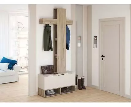 Прихожая Бохо (236, 35,3, Закрытые, Серый, 100)