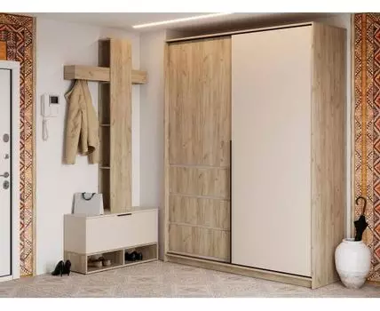 Прихожая Бохо (Закрытые, Серый)