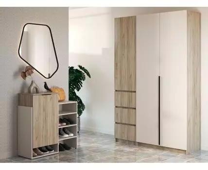 Прихожая Бохо (Закрытые, Серый)