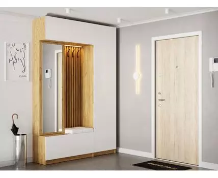 Прихожая Бостон (236, 41, Закрытые, Белый, 155)