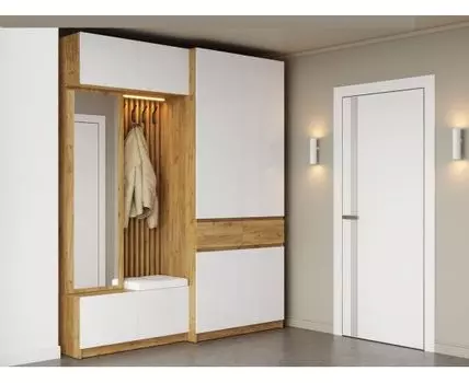 Прихожая Бостон (236, 51, Закрытые, Белый, 200)