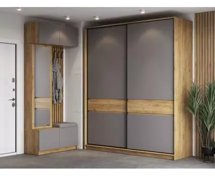 Прихожая Бостон (236, 63,4, Закрытые, Серый, 300,2)