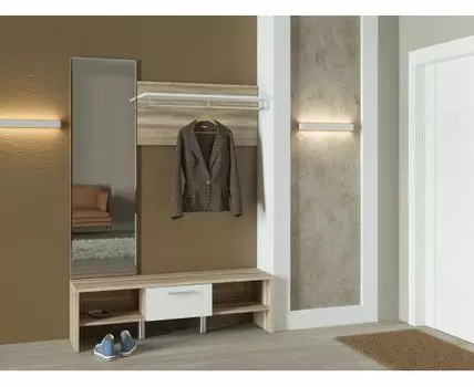 Прихожая Джулия (190, 35.4, Открытые, Белый, 135)