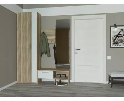 Прихожая Джулия (208, 37, Закрытые, Белый, 150)