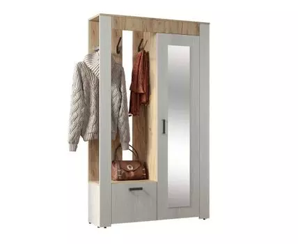 Прихожая Франк (200, 33, Закрытые, Светлое дерево, 120.2)