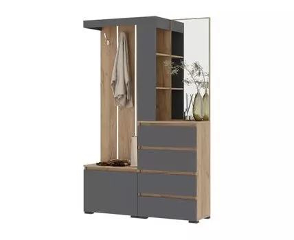 Прихожая Хелен (198, 35,3, Закрытые, Серый, 126)