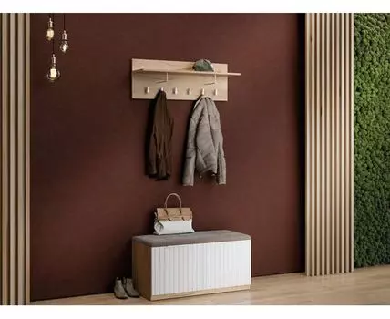 Прихожая Хилтон (Закрытые, Белый)