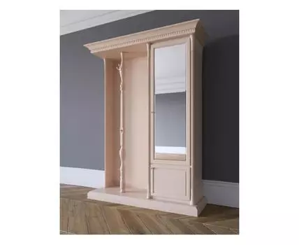 Прихожая из массива 2 цвет Слоновая кость (Бежевый, 156)