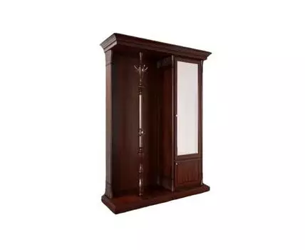 Прихожая из массива 2 цвет Вишня (бордовый, 156)