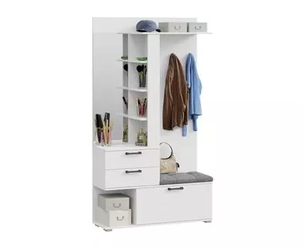 Прихожая Эрика (198.2, 35.7, Закрытые, Светлое дерево, 110)