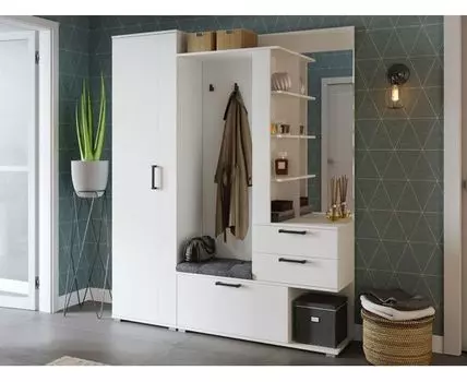 Прихожая Эрика (199.8, 35.7, Закрытые, Светлое дерево, 164)