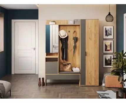 Прихожая Эвита (199,8, 35, Закрытые, Серый, 159)