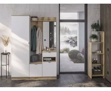 Прихожая Юкки (Закрытые, Белый)