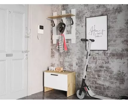 Прихожая Юта (Закрытые, Белый)