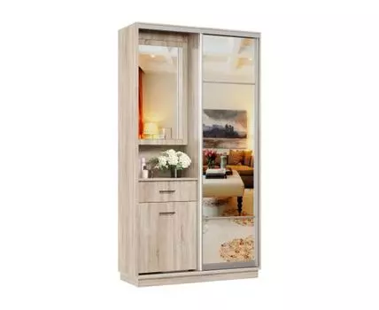 Прихожая Маршал (2400 мм, 450 мм, Закрытые, Светлое дерево, 1200 мм)