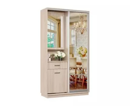 Прихожая Маршал (2400 мм, 450 мм, Закрытые, Светлое дерево, 1200 мм)