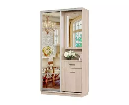 Прихожая Маршал (2400 мм, 450 мм, Закрытые, Светлое дерево, 1200 мм)