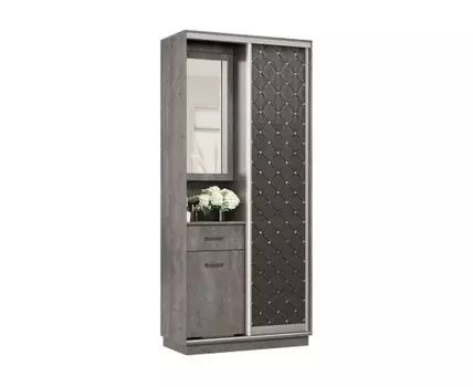 Прихожая Маршал (2400 мм, 450 мм, Закрытые, Серый, 1000 мм)