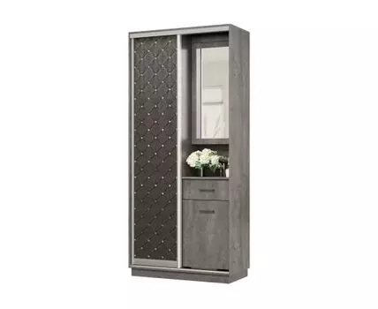 Прихожая Маршал (2400 мм, 450 мм, Закрытые, Серый, 1000 мм)