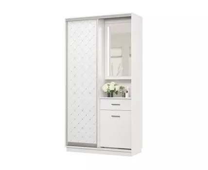 Прихожая Маршал (2400 мм, 450 мм, Закрытые, Белый, 1200 мм)