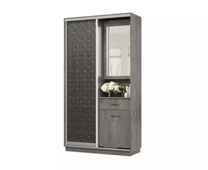 Прихожая Маршал (2400 мм, 450 мм, Закрытые, Серый, 1200 мм)