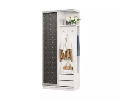 Прихожая Маршал (2400 мм, 450 мм, Закрытые, Белый, 1000 мм)