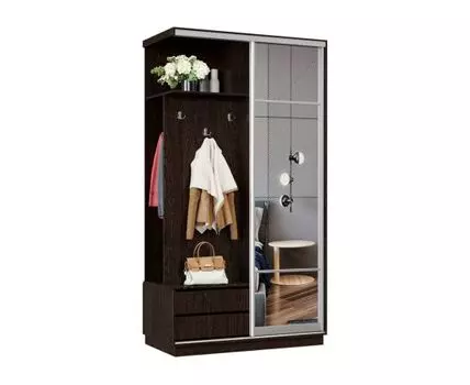 Прихожая Маршал (2400 мм, 600 мм, Закрытые, венге, 1200 мм)