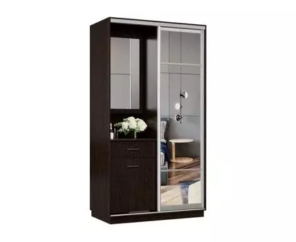 Прихожая Маршал (2400 мм, 600 мм, Закрытые, венге, 1200 мм)