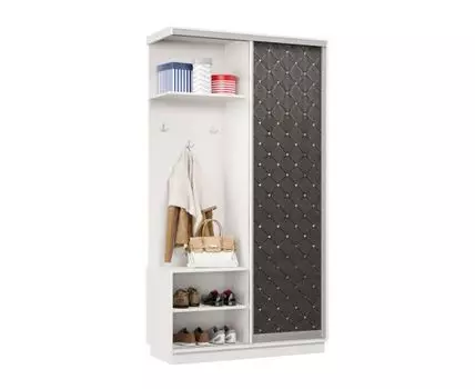 Прихожая Маршал Лайт (2400 мм, 450 мм, Закрытые, Белый, 1200 мм)