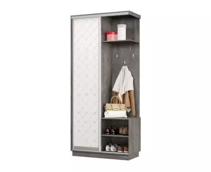 Прихожая Маршал Лайт (2400 мм, 450 мм, Закрытые, Серый, 1000 мм)