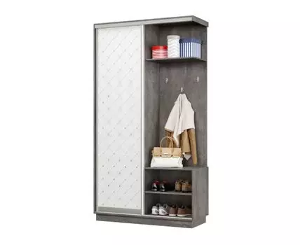 Прихожая Маршал Лайт (2400 мм, 450 мм, Закрытые, Серый, 1200 мм)