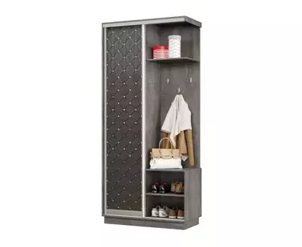 Прихожая Маршал Лайт (2400 мм, 450 мм, Закрытые, Серый, 1000 мм)