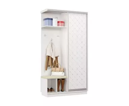 Прихожая Маршал Лайт (2400 мм, 450 мм, Закрытые, Белый, 1200 мм)