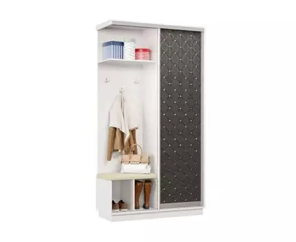 Прихожая Маршал Лайт (2400 мм, 450 мм, Закрытые, Белый, 1200 мм)