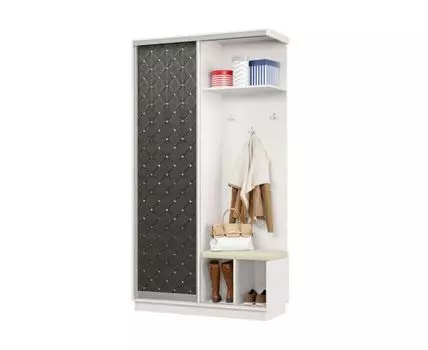 Прихожая Маршал Лайт (2400 мм, 450 мм, Закрытые, Белый, 1200 мм)