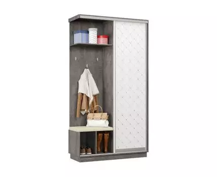 Прихожая Маршал Лайт (2400 мм, 450 мм, Закрытые, Белый, 1200 мм)