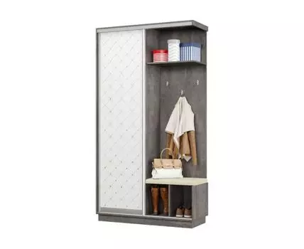 Прихожая Маршал Лайт (2400 мм, 450 мм, Закрытые, Белый, 1200 мм)