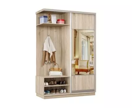 Прихожая Маршал Лайт (2400 мм, 600 мм, Закрытые, Светлое дерево, 120)