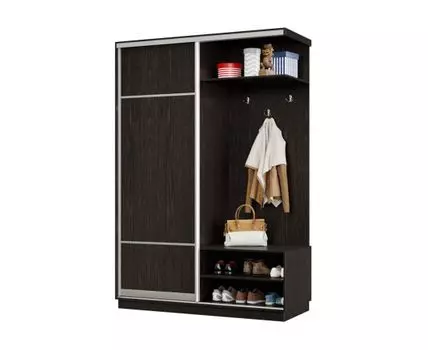 Прихожая Маршал Лайт (2400 мм, 600 мм, Закрытые, венге, 120)