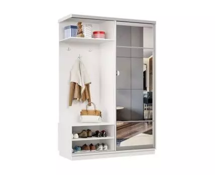 Прихожая Маршал Лайт (2400 мм, 600 мм, Закрытые, Белый, 120)