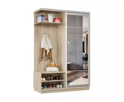 Прихожая Маршал Лайт (2400 мм, 600 мм, Закрытые, Светлое дерево, 120)