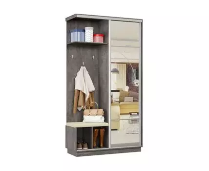 Прихожая Маршал Лайт (2400 мм, 600 мм, Закрытые, Белый, 120)