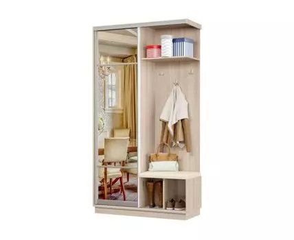 Прихожая Маршал Лайт (2400 мм, 600 мм, Закрытые, Белый, 120)