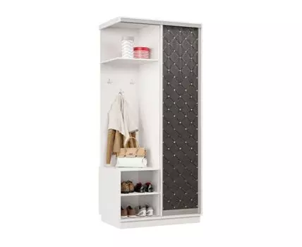 Прихожая Маршал Лайт (2400 мм, 600 мм, Закрытые, Белый, 1000 мм)