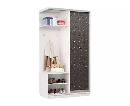 Прихожая Маршал Лайт (2400 мм, 600 мм, Закрытые, Белый, 1200 мм)