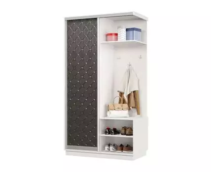 Прихожая Маршал Лайт (2400 мм, 600 мм, Закрытые, Белый, 1200 мм)