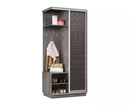 Прихожая Маршал Лайт (2400 мм, 600 мм, Закрытые, Серый, 1000 мм)