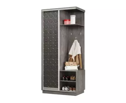 Прихожая Маршал Лайт (2400 мм, 600 мм, Закрытые, Серый, 1000 мм)