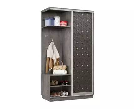 Прихожая Маршал Лайт (2400 мм, 600 мм, Закрытые, Серый, 1200 мм)