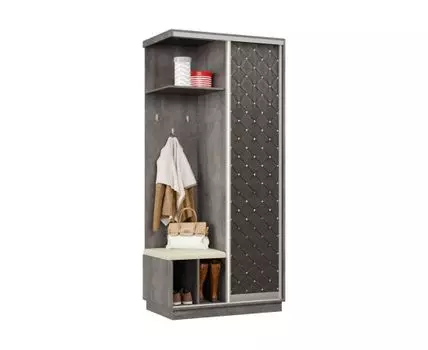 Прихожая Маршал Лайт (2400 мм, 600 мм, Закрытые, Белый, 1000 мм)